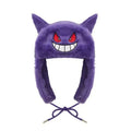 Pokemon Gengar Plush Hat Ski Windbreak Hats Cartoon Winter Keep Warm Anime Cosplay Cap Outdoors by Bike Caps Festival Gifts