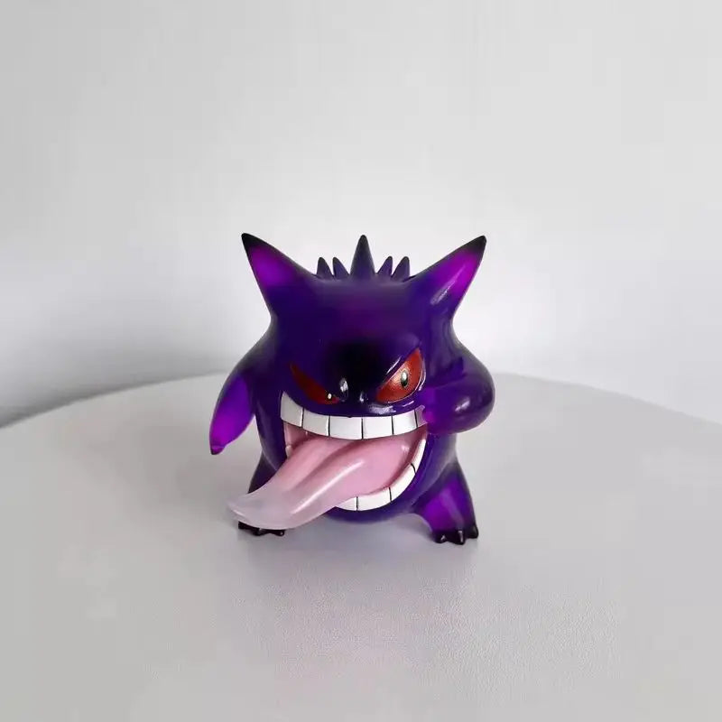 New Anime Gengar Action Figure Transparent Desktop Collectible Ornament Pvc Model Characters Doll Kids Toy Birthday Gift