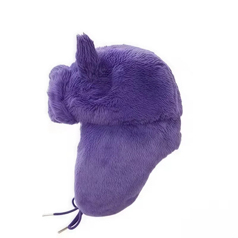 Pokemon Gengar Plush Hat Ski Windbreak Hats Cartoon Winter Keep Warm Anime Cosplay Cap Outdoors by Bike Caps Festival Gifts