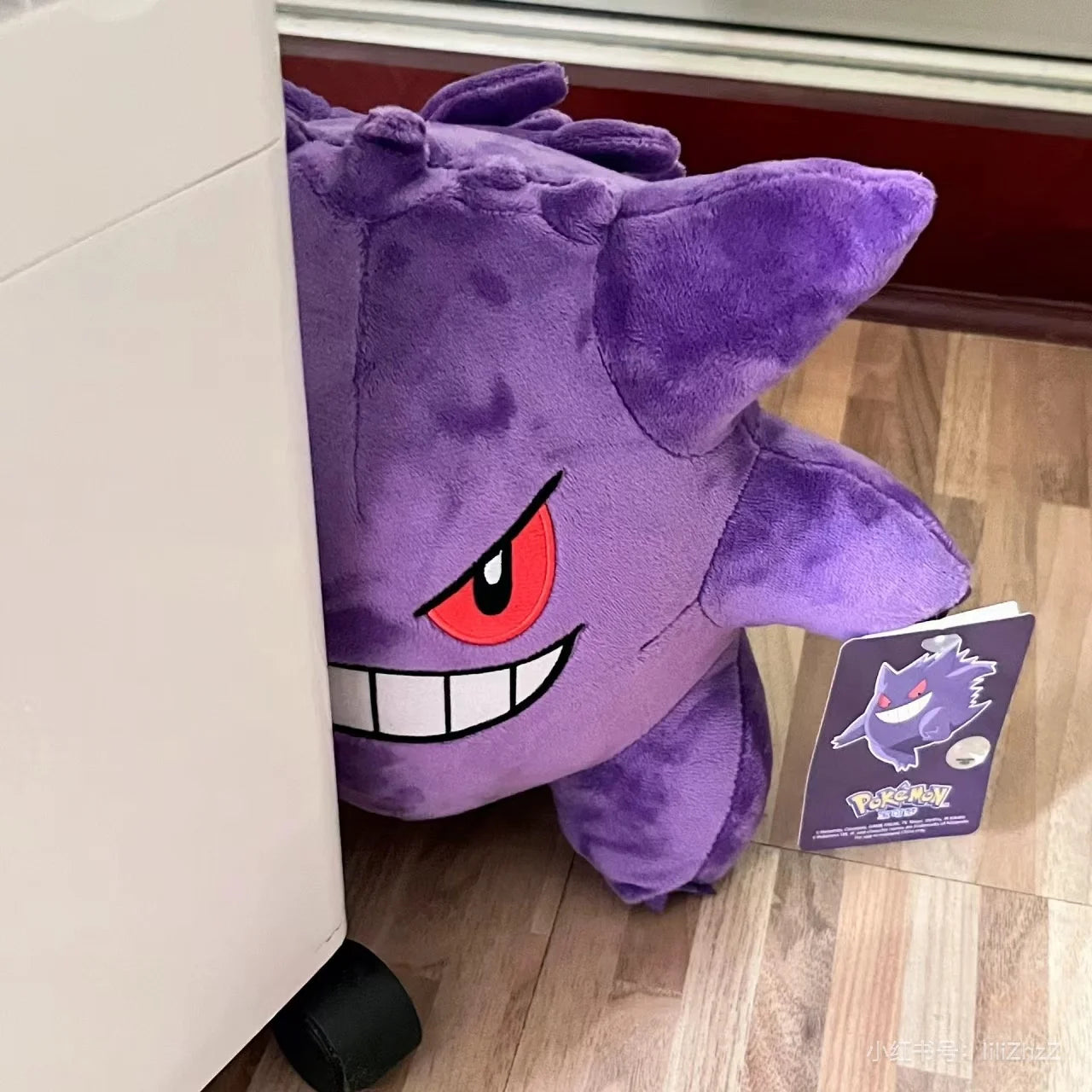 Anime Pokemon Gengar Plush Gastly Evolution Haunter Stuffed Doll Kawaii Cartoon Gengar Peluche Xmas Birthday Gifts for Kids