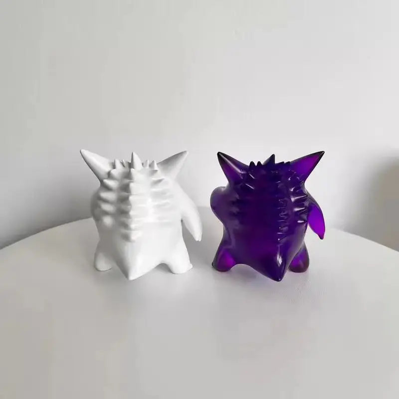 New Anime Gengar Action Figure Transparent Desktop Collectible Ornament Pvc Model Characters Doll Kids Toy Birthday Gift