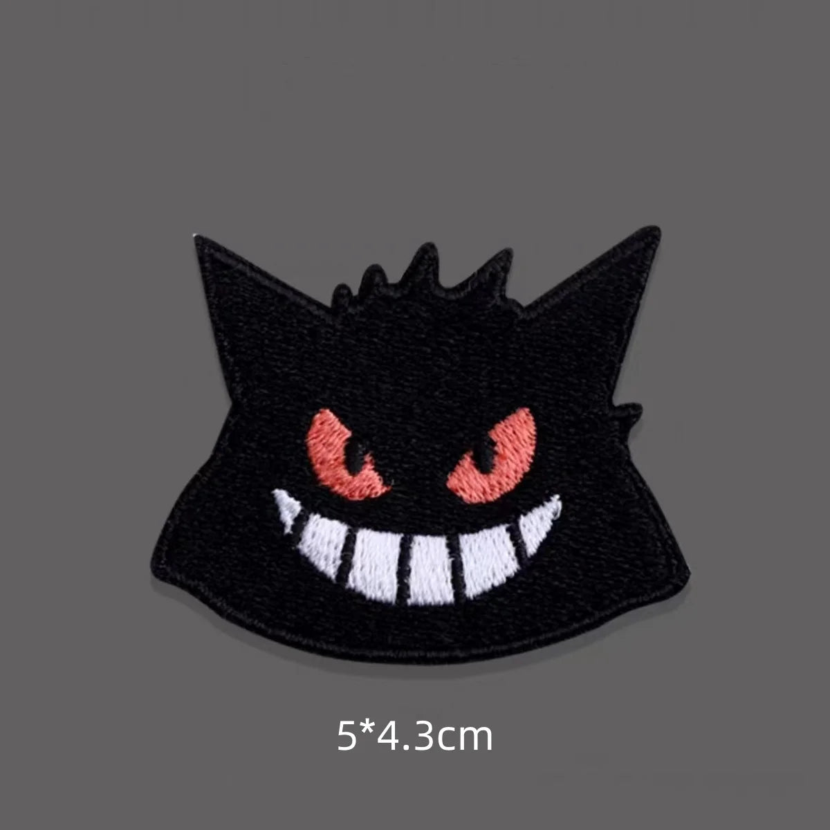 Original Pokemon 3 Style Gengar Patch DIY Badge Cloth Patch Embroidery Clothing Bag Sticker down Jacket Denim Xmas Gift