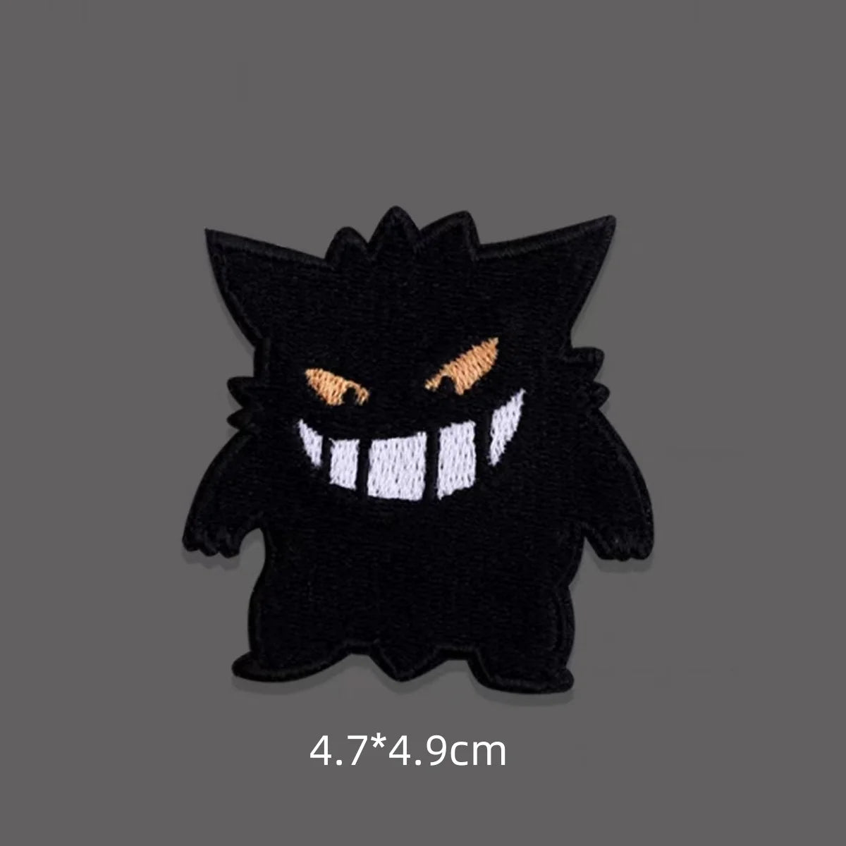 Original Pokemon 3 Style Gengar Patch DIY Badge Cloth Patch Embroidery Clothing Bag Sticker down Jacket Denim Xmas Gift