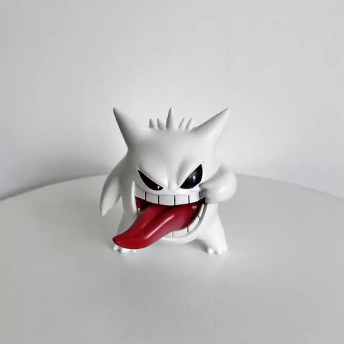 New Anime Gengar Action Figure Transparent Desktop Collectible Ornament Pvc Model Characters Doll Kids Toy Birthday Gift