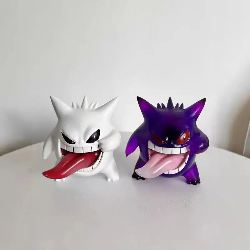 New Anime Gengar Action Figure Transparent Desktop Collectible Ornament Pvc Model Characters Doll Kids Toy Birthday Gift