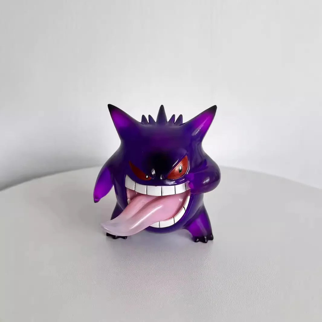 New Anime Gengar Action Figure Transparent Desktop Collectible Ornament Pvc Model Characters Doll Kids Toy Birthday Gift